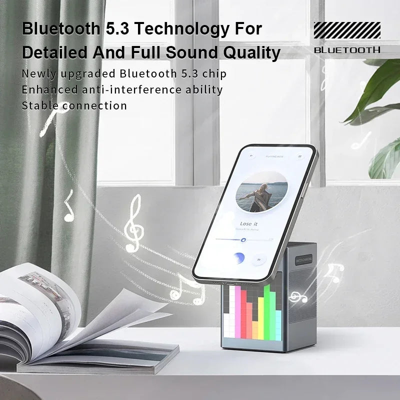 6 in 1 Magnetic Wireless Charger & Speaker 6 in 1 Magnetic Wireless Charger & Speaker